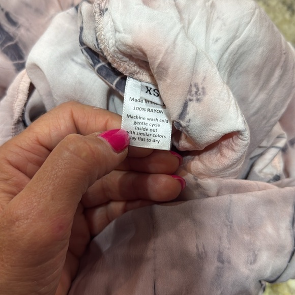 River & Sky sleeveless Tie Dye Boho Romper multicolor Size XS - Picture 8 of 11